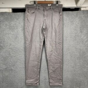 AG Adriano Goldschmied The Prima‎ Ankle Jeans Grey Women's Size 31R